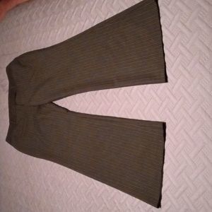 George Women's Striped Black Slacks